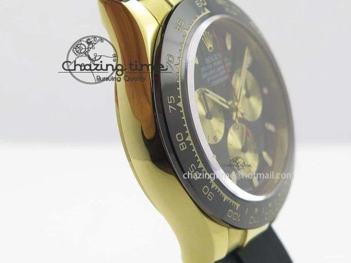 Maker Black A7750@6 Rubber BP Markers Sticks Daytona Gold Strap On Dial Subdial YG 0503